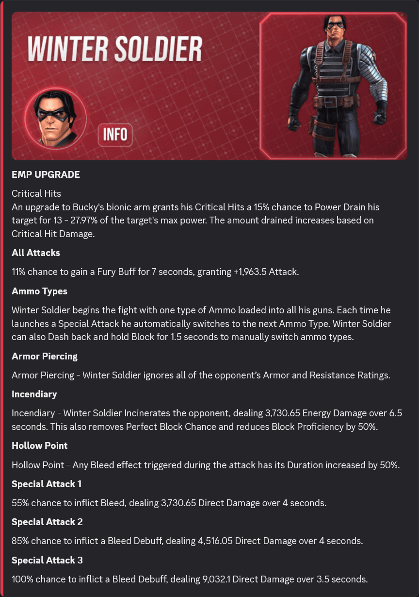 champion info command preview